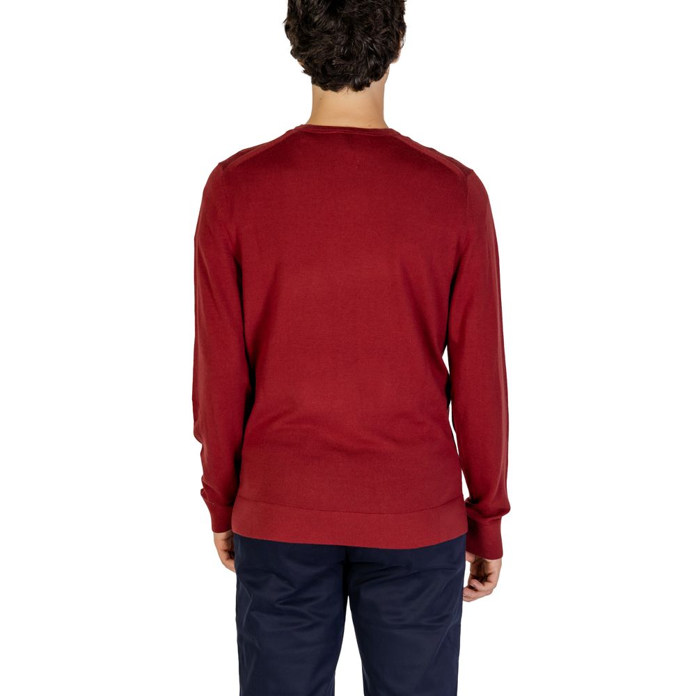 Calvin Klein Bordeaux Recycled Wool T-Shirt