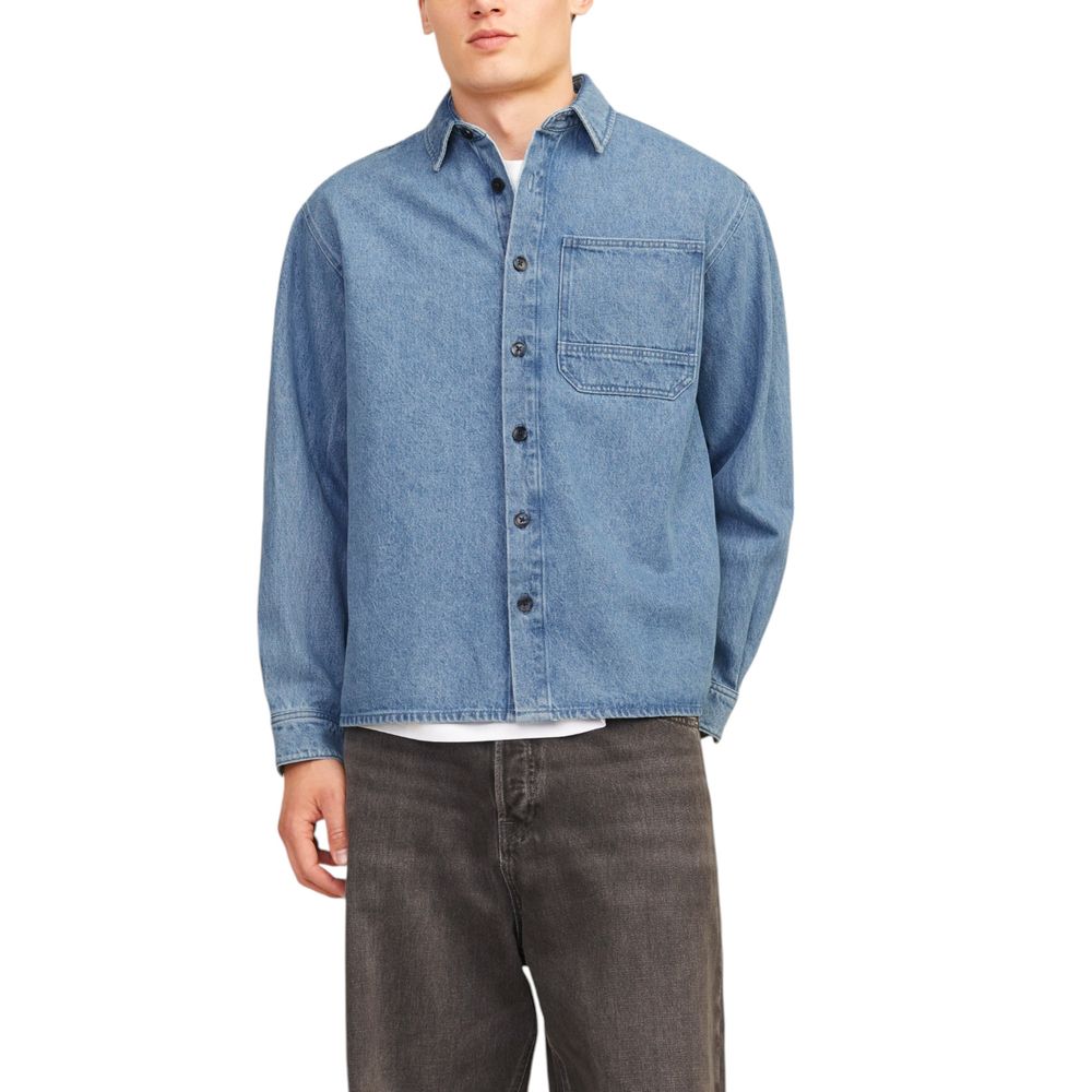 Jack Jones Light Blue Cotton Shirt