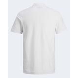 Jack Jones White Cotton Polo Shirt