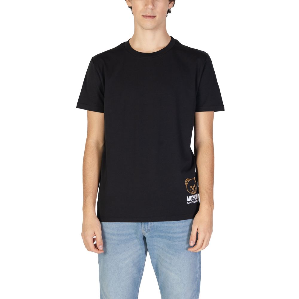 Moschino Black Cotton T-Shirt