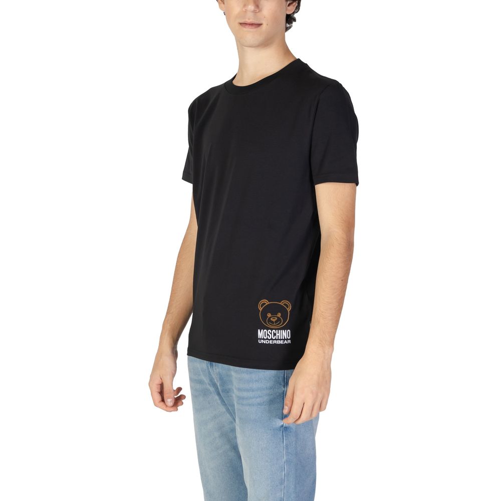 Moschino Black Cotton T-Shirt