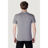 Napapijri Gray Cotton Polo Shirt