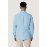 U.S. POLO ASSN. Blue Linen Shirt