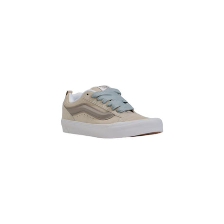 Vans Beige Leather Low Top Sneakers