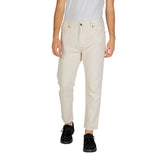 Gianni Lupo Cream Cotton Pant