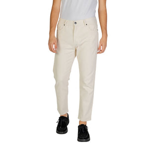 Gianni Lupo Cream Cotton Pant