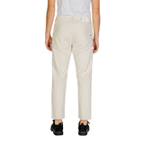 Gianni Lupo Cream Cotton Pant