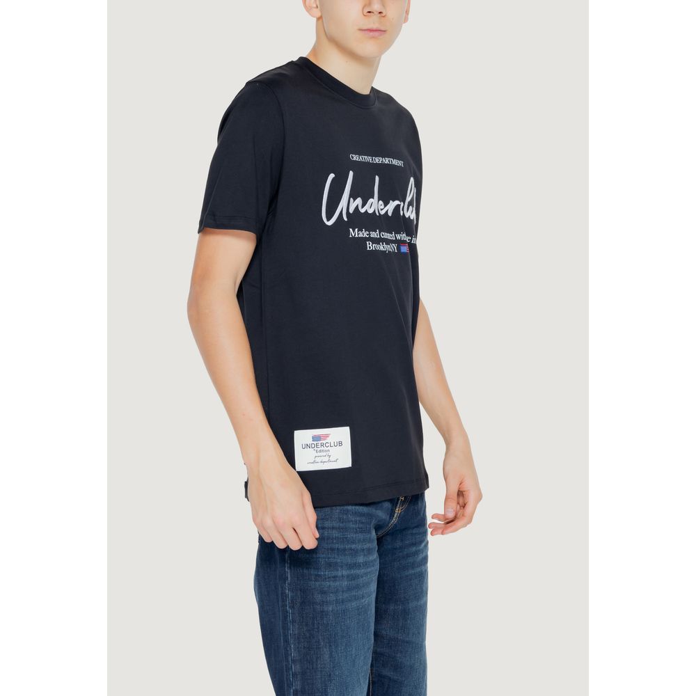 Underclub Black Cotton T-Shirt