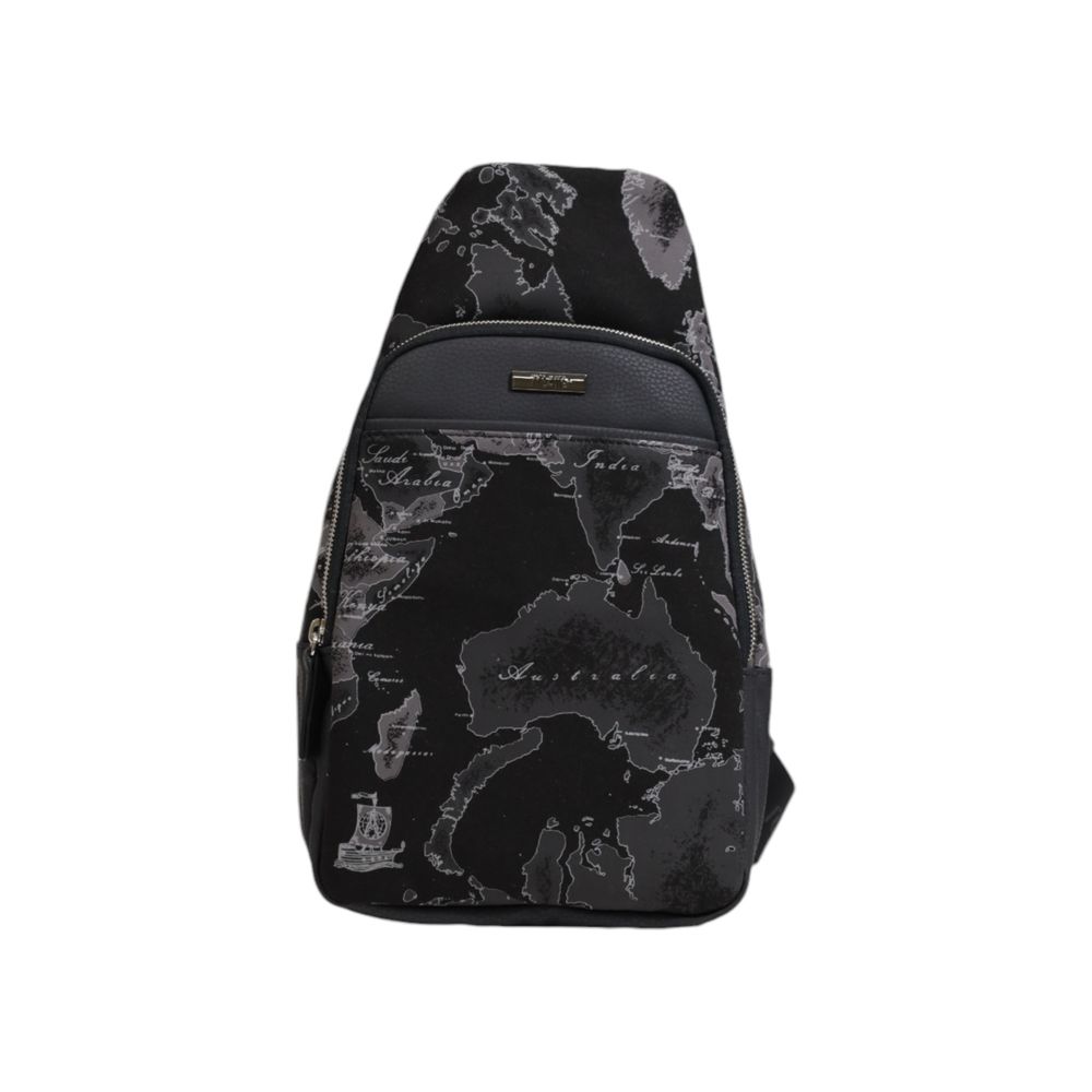 Alviero Martini Prima Classe Black Pvc Backpack