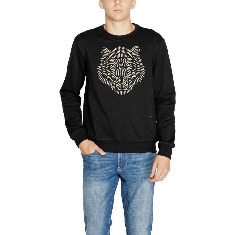 Antony Morato Black Cotton Sweater