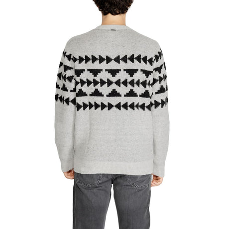 Antony Morato Gray Acrylic Sweater