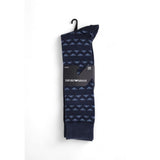 Emporio Armani Underwear Blue Cotton Sock