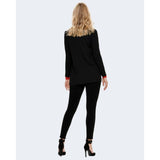 Jacqueline De Yong Black Polyester Blazer