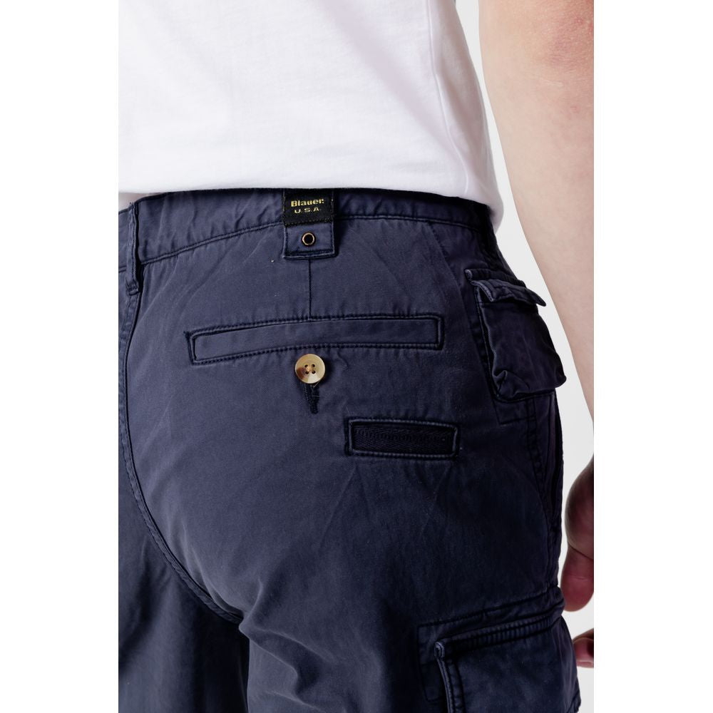 Blauer Blue Cotton Short