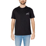 Tommy Hilfiger Jeans Black Cotton T-Shirt