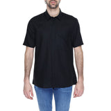 Antony Morato Black Linen Shirt