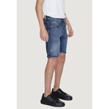 Antony Morato Blue Cotton Short