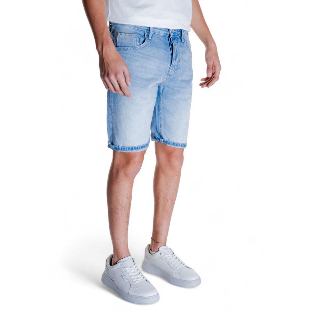 Antony Morato Light Blue Cotton Short