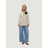 Vero Moda Beige Polyester Blazer