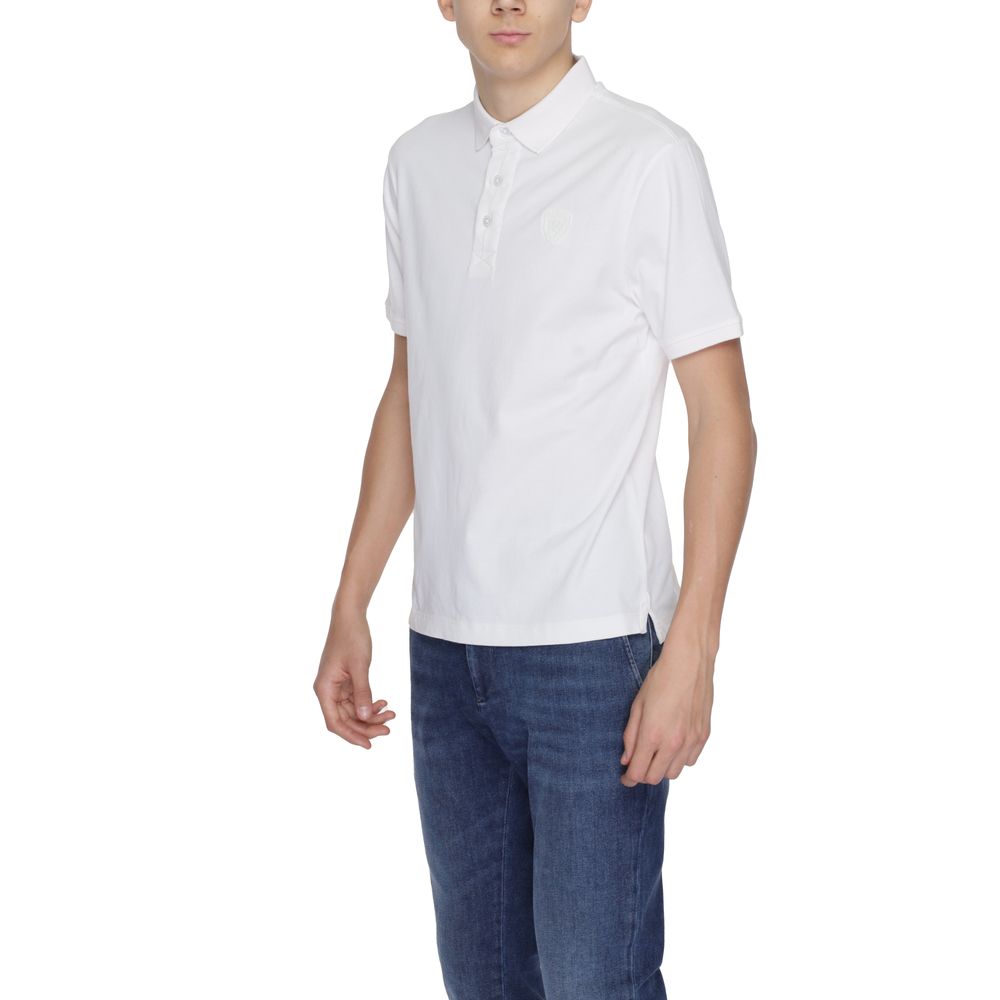 Blauer Cream Cotton Polo Shirt