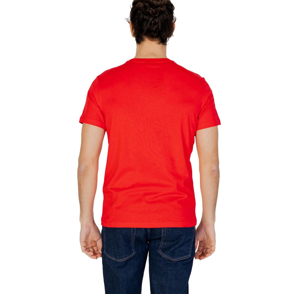 Emporio Armani Underwear Red Cotton T-Shirt