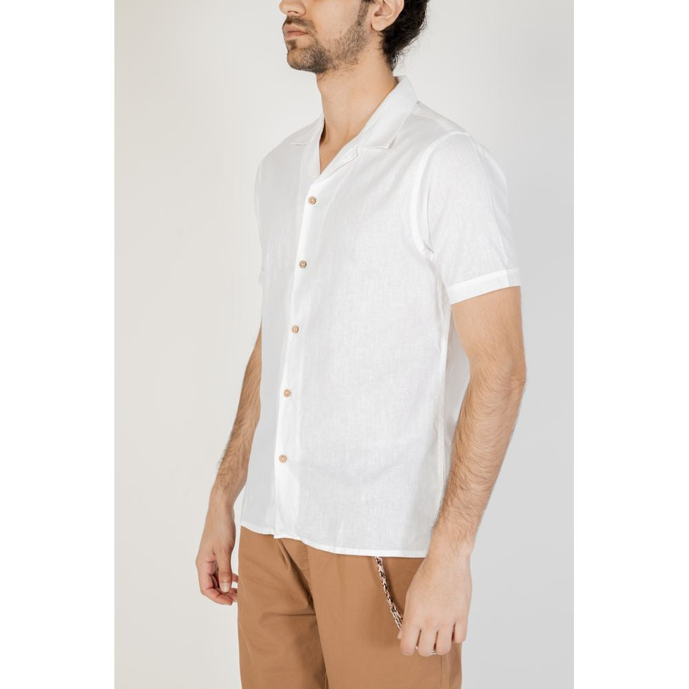 Hamaki-Ho White Linen Shirt