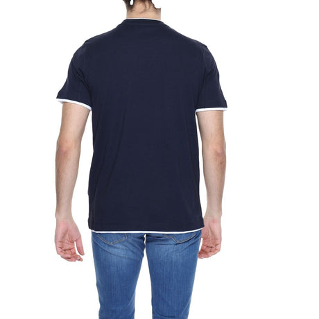 Hamaki-Ho Blue Cotton T-Shirt