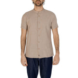 Hamaki-Ho Beige Linen Shirt