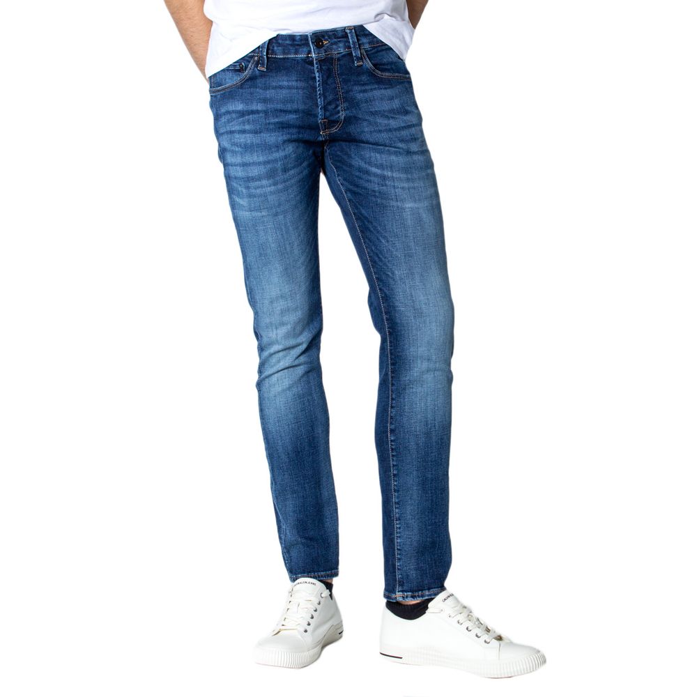 Jack Jones Blue Cotton Jeans & Pant