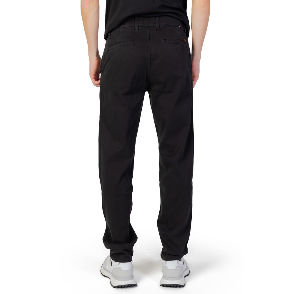 Hugo Boss Black Cotton Jeans & Pant