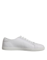 Dolce & Gabbana White Low Top Men Saint Tropez Sneakers Shoes