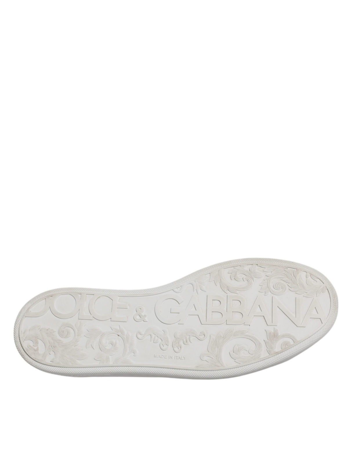 Dolce & Gabbana White Low Top Men Saint Tropez Sneakers Shoes