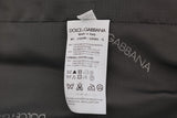 Dolce & Gabbana Elegant Gray Striped Waistcoat Vest