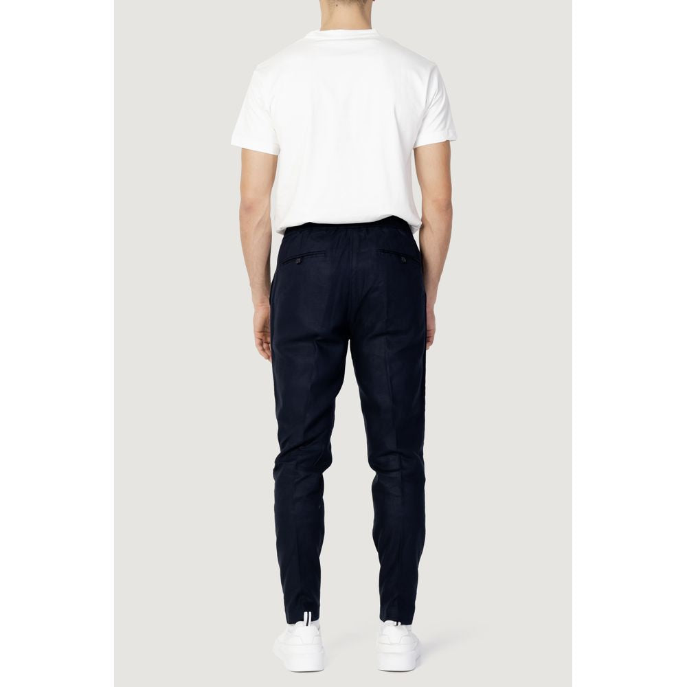 Antony Morato Blue Linen Jeans & Pant