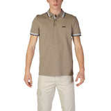 Hugo Boss Gray Cotton Polo Shirt