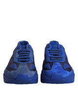 Dolce & Gabbana Blue Leather Daymaster Low Top Sneakers Shoes