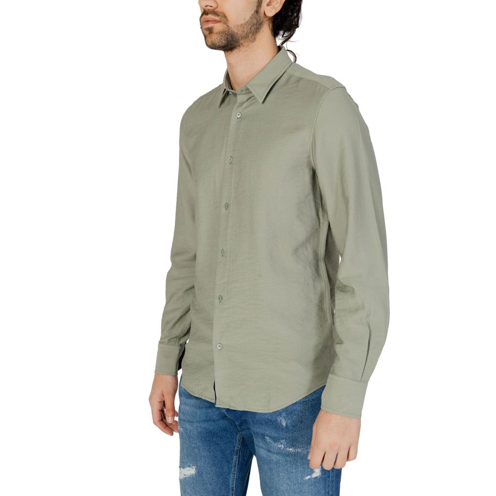 Antony Morato Green Viscose Shirt