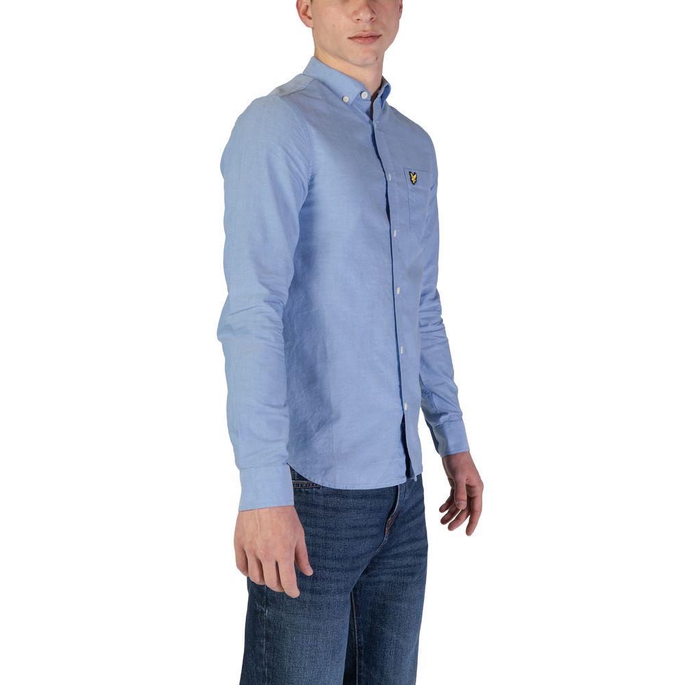 Lyle & Scott Blue Organic Cotton Shirt