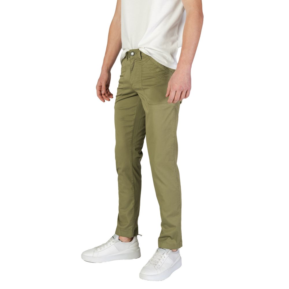 Refrigiwear Green Cotton Jeans & Pant