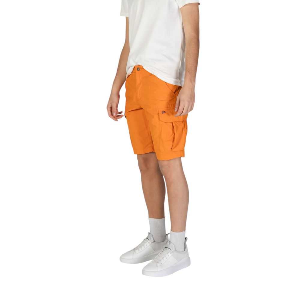 Napapijri Orange Cotton Short