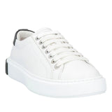 Les Hommes White Leather Di Calfskin Sneaker