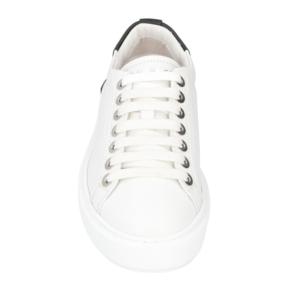 Les Hommes White Leather Di Calfskin Sneaker