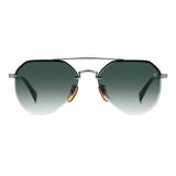 David Beckham Gray Metal Sunglasses