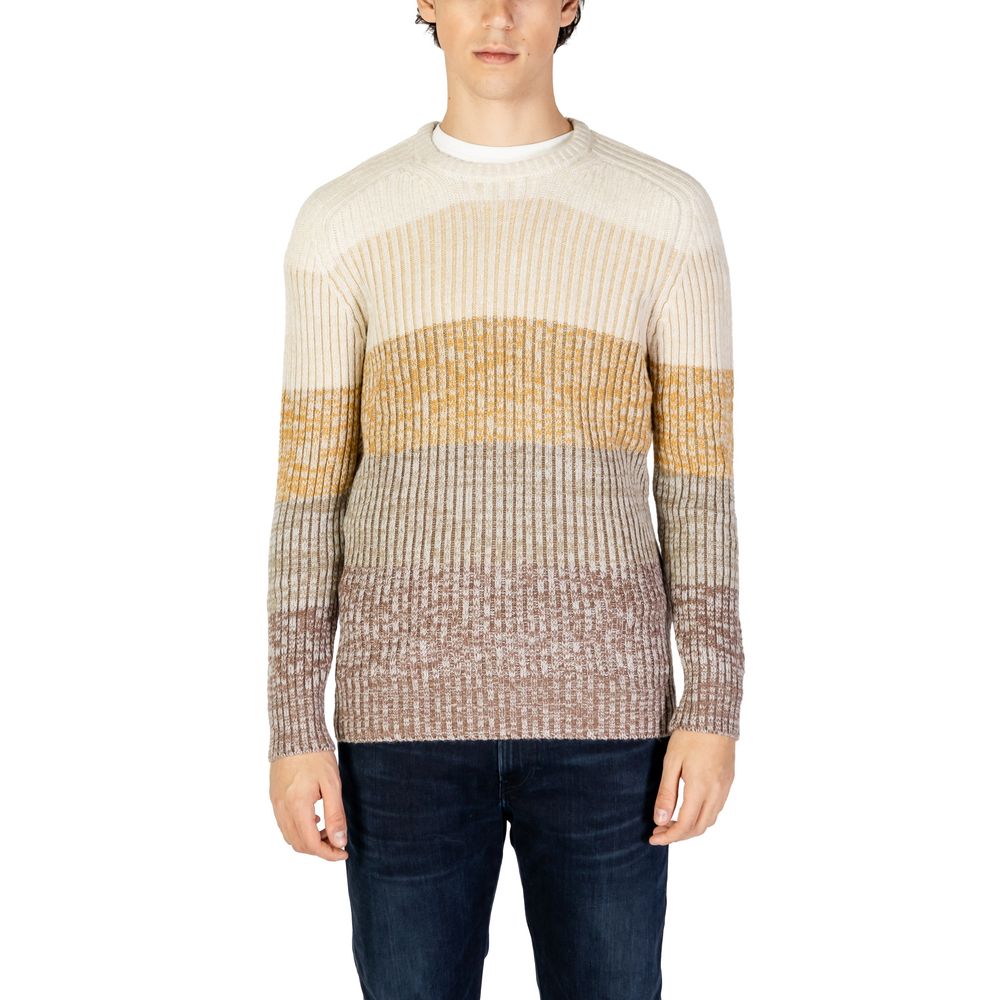 Hydra Clothing Beige Acrylic Sweater