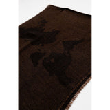 Alviero Martini Prima Classe Brown Viscose Scarf