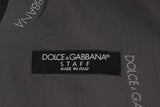 Dolce & Gabbana Elegant Gray Waistcoat Vest