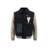 Fendi College-Style Bomber Jacket & Brunello Cucinelli Jeans