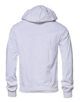 Dolce & Gabbana White Logo Hooded Pullover Sweatshirt Sweater