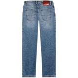 Tramarossa Blue Cotton Jeans & Pant