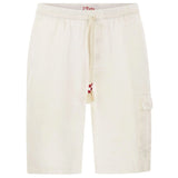 MC2 Saint Barth White Linen Short